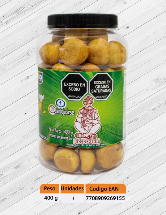 Bizcocho de Maíz X 400 gr